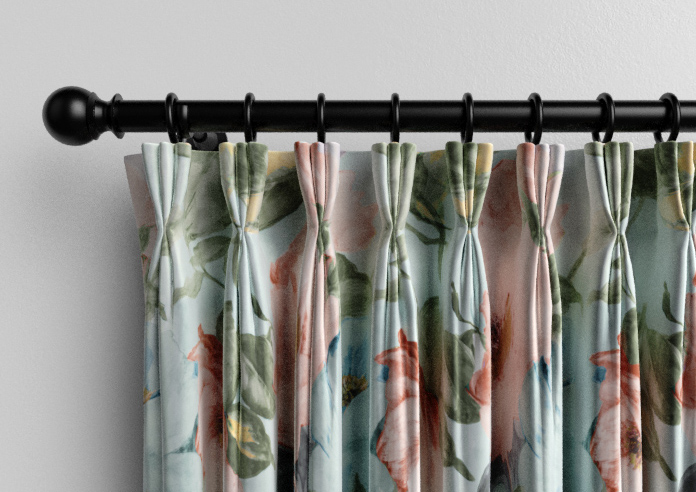 Amelia Faux Silk, Coral Kiss - Made to Measure Curtain - Image 11